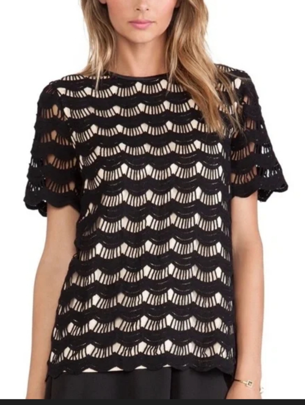 Kate Spade New York Scallop Lace Bouse